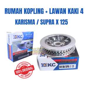 Rumah kopling kaki 4 plus lawan kaki 4 KARISMA SUPRA X 125 KC