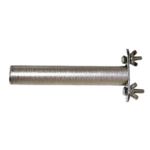 CUTE ELVES 15-30m Stainless Steel Parrot Perch 1.9cm Dia Safe Teeth Grinder Bird Stand Pole Easy Clean Oral Exercise Station Bird Toy Bracket Parakeet