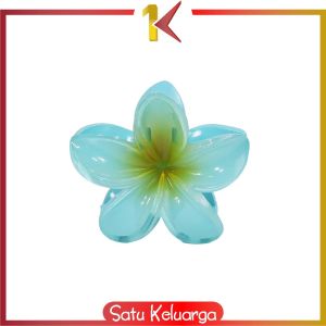 SK-C1092 Jepit Rambut Bunga Kamboja Wanita Hair Clip / Jepitan Rambut Cantik Cewek Korea / Jedai