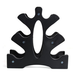 3 Tier Dumbell Rack Black Compact Dumbbell Bracket Gym Household Dumbbell Tree Rack Without Dumbbells