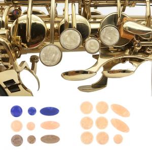 💝💟【Special price】Be Cools 9ชิ้น เซ็ตปุ่มปุ่มแซกโซโฟนสำหรับชิ้นส่วนพลาสติก Alto Tenor Soprano Sax
