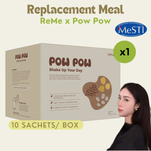ReMe Pow Pow Replacement Meal Botanical Beverage Mix Black Sesame Powder with Brown Rice FiberCreme™代餐 全面补充营养 健康享瘦