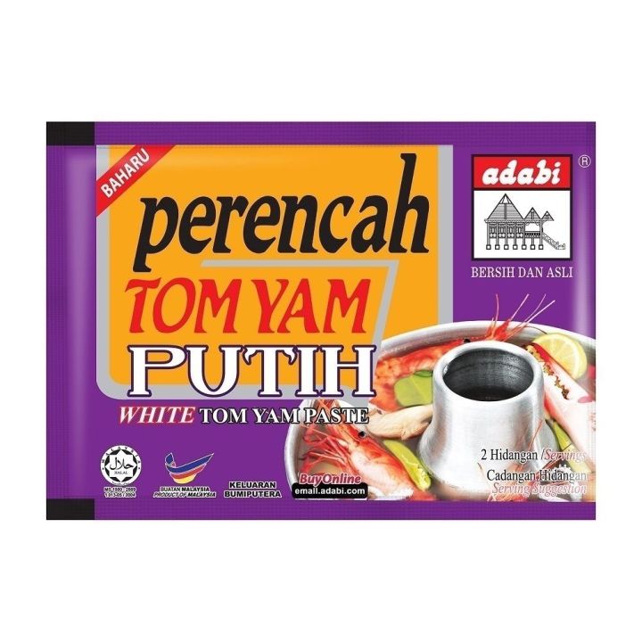 Adabi Perencah Tom Yam Putih 40g