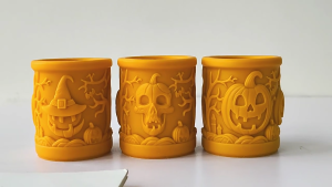 Halloween Themed Silicone Mold Cylinder Shape Silicone Mould for Soap Chocolate Baking and Epoxy Resin