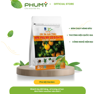 Phân Bón NPK Phú Mỹ Cho Cây Ăn Quả 20-5-5+TE Cung Cấp Vi Lượng Bổ Sung Dinh Dưỡng Túi 500g