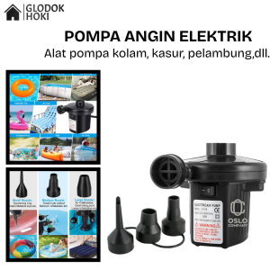 OSLO COMPANY - Pompa Angin Listrik Elektrik kolam renang kasur angin bisa sedot dan tiup electric