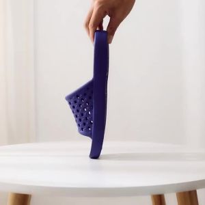 Bathroom Slippers EVA Hotel Home Slippers Hollowed-Out Drainage Lightweight Summer Couple Breathable Sandals