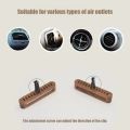 LAZALAI Lasting Aroma Car Perfume with 10 Refill Sticks Solid Wood Vent Clip Car Diffuser Car Interior. 