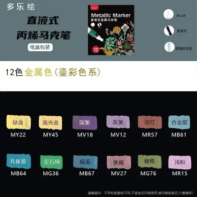 Doloha Straight Liquid Acrylic Marker Model Marker Dolehui Marker Pen-152c4c8b