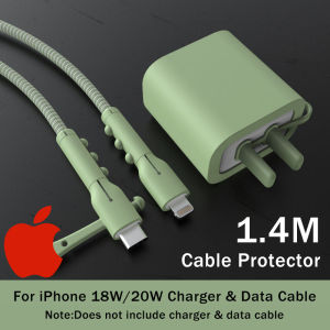 BlueWow Charger Cover Protector Silicone Cable Accessory 18/20w USB Charger Plug Cable Protector for iPhone USB Cable Line Protection