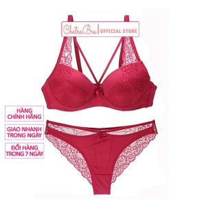 Bộ đồ lót có gọng bảng dây ren sang trọng
