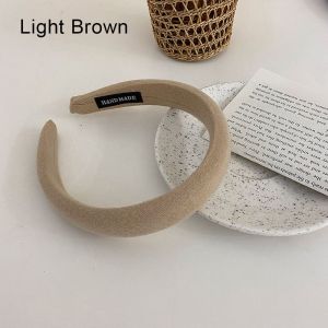 CHUAN Soft Fashion Velvet Bezel Hair Accessories Autumn Winter Hairband Hair Band Sponge Headwear Women Headband