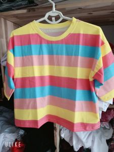 [HCM]áo thun nữ áo crop top áo sọc ngang