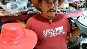 Topi Koboy Pria KulitTopi Laken Koboi Topi Amerika