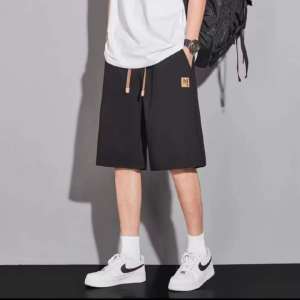 Korean Style Trendy M-Shape High-Waist Shorts |Slim-Fit Summer Casual Hot Pants for men