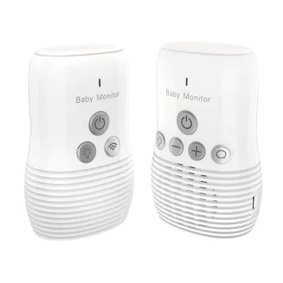 Baby Audio Monitor 2-Way Talk Baby Intercom Wireless Night Light Home Child Safety Device 2.4GHz US-Plug