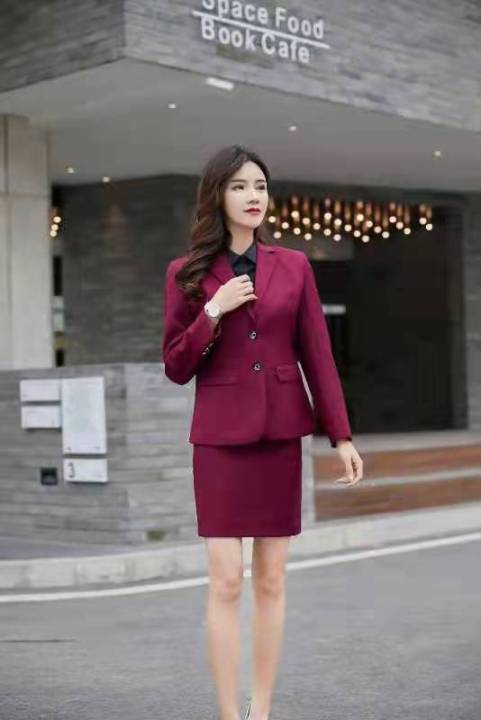 Women Work Wear Blazer Suit Jacket+Vest+Pants Set 3pcs Office Business  Formal OL