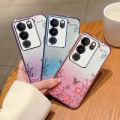 casing Vivo V29 5G glitter paper design beautiful butterfly pattern soft phone case vivo V29 5G phone cover. 
