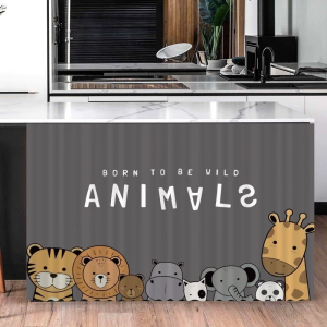 ผ้าม่านสั้นในครัว ป้องกันฝุ่น มีกาวในตัว ผ้าม่านครึ่งหน้าต่าง สไตล์นอร์ดิก แบบเรียบง่าย ผ้าม่านเคาท์เตอร์ครัว จัดส่งจากประเทศไทย