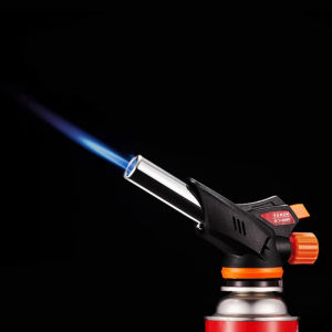 Welding Gas Torch Flame Burner Nozzle Flamethrower Butane Burner Outdoor Camping BBQ Brazing Torch Kitchen Cooking Burner