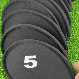 Thickened golf club cover  10 Golf club cover   Simple club head cover with numbers   Iron rod cover