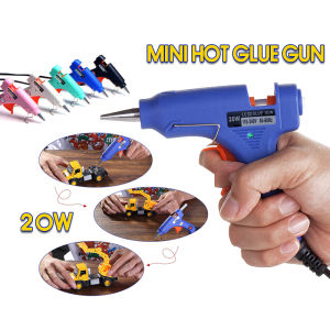 20W Hot Melt Glue Gun Industrial Mini Guns  Melt Glue Sticks Electric Heat Temperature Repair Tool DIY Accessories Art Wood PVC Heating Silicone Adhesive  熱熔槍
