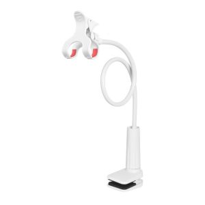 LUXEMO 360 Rotating Lazy Phone Holder Flexible Universal Bed Desktop Mount Bracket Portable with Handle Desktop Phone Clip