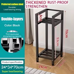 Water Container Rack Heavy Duty Water Gallon Rack Stand Stainless Steel Water Tank Bracket#CF009