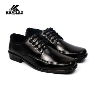 KAVILAZ true style yourself  Sepatu Pantofel Hitam Pria Formal Kantor Leather Swedian kode Z1