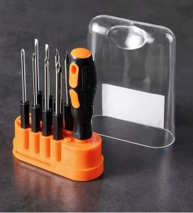 8PCS set Insulated Screwdriver Set Screw Driver Bit Magnetic Slotted Screwdrivers Screw Holder PH
