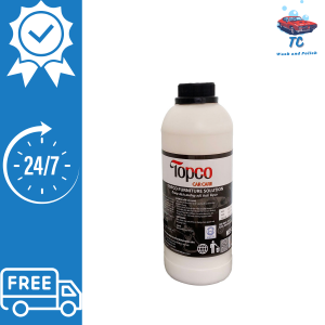 Dung dịch dưỡng nội thất 1L Topco chính hãng chống tia UV bảo dưỡng ghế da nhựa giả da Topco đánh bóng bề mặt nội thất can 1 lít