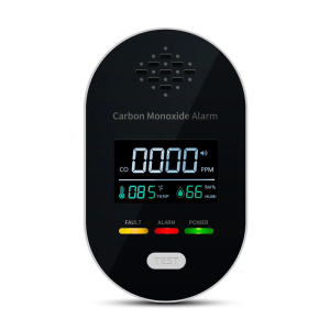 Small Carbon Monoxide Detectors Featuring Temperature Moisture Measurement &amp Fast Sound Visual Alerts System for Home