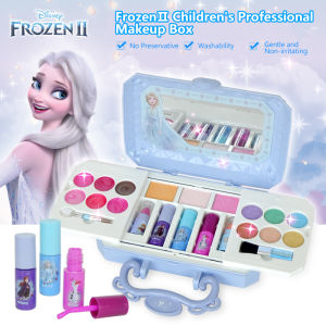 เครื่องสำอางเด็ก ชุดแต่งหน้าของเล่นเด็กผู้หญิง ของเล่นเด็กผญ ปลอดสารพิษ ลายเจ้าหญิงเอลซ่