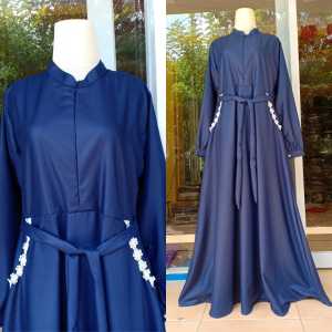 LENGKAP. GAMIS RENDA SAKU. BAJU WANITA. DRES PREMPUAN. GAMIS POLOS MIX RENDA MELATI