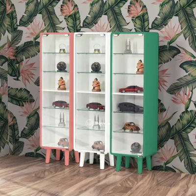 Kabinet Kaca - RS 044 - Rak Kaca - Rak Pajangan - Rak Koleksi - Doves Furniture - FREE ONGKIR KOTA JAWA & BALI