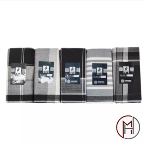 Kain Pelikat Mangga Gold [Black/White]