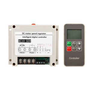 DC10-55V 30A thông minh động cơ chổi than điều khiển động cơ ổ đĩa Tích hợp hiển thị điều khiển từ xa hỗ trợ giám sát điện áp và dòng điện