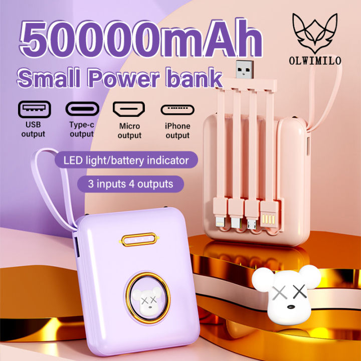OLWIMILO power bank 50000mah mini power bank pocket size powerbank - Main Image