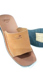 SANDAL PRIA MODEL KOKOP/ SLIP ON KULIT NU BUCK