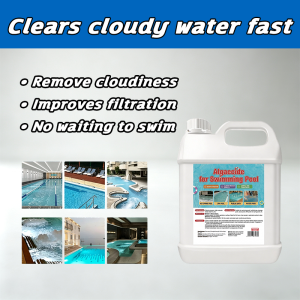 ✨Crystal clear results✨pool clarifier for swimming pool 2.5L Clear Cloudy Pool Water chlorine for swimming pool