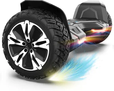 custom Gyroor Warrior 8.5 inch All Terrain Off Road Hoverboard with Bluetooth Speakers and LED Lights UL2272 Certified Self Balancing Scooter