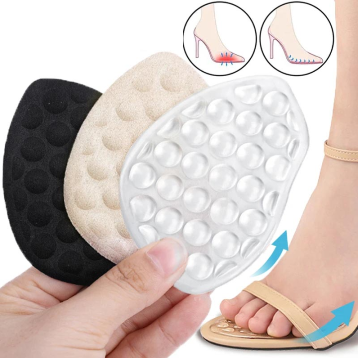 1Pair Silicone Metatarsal Forefoot Insert Foot Pain Relief Shoe Pads