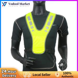 【Vodool】 5Pcs Reflective Running Vest High Visibility Vest with Pocket Lightweight Running Vest Cycling Vest Cycling Accessories