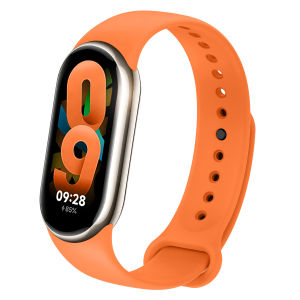 Tali Olahraga Silikon NFC untuk Xiaomi Mi Band 8 Jam Tangan Pintar Xiaomi Pria Wanita Mi Band 8 NFC