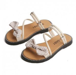 Sepatu Sandal Anak Ribbon White KSB1231