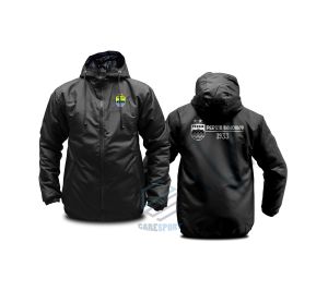 Jaket Eleganter Persib Maung Bandung 1933 Custom Bahan Parasut Taslan Semi Waterproof Musim Dingin Hangat Casual Elegan