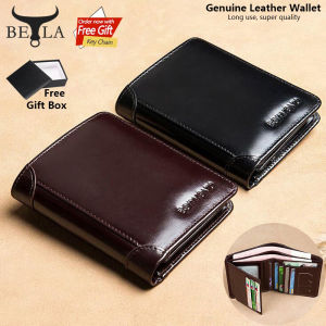 Men Wallet Genuine Leather Short Vertical Trifold Wallet for Men Rfid with Free Box  Black Coffee Color Trifold Vanity Mirror Tri Fold Vanity Mirror Vera Bradley Trifold Wallet - Lazada