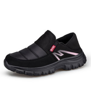 XueChur Waterproof Loose soft men Shoes Women Canvas shoes non slip lightweight wide toe Slip on Elderly Walking Shoes Size 35-45