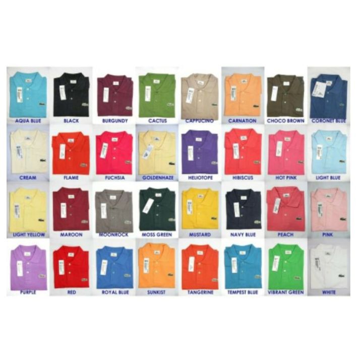 Lacoste 3xl size clearance chart