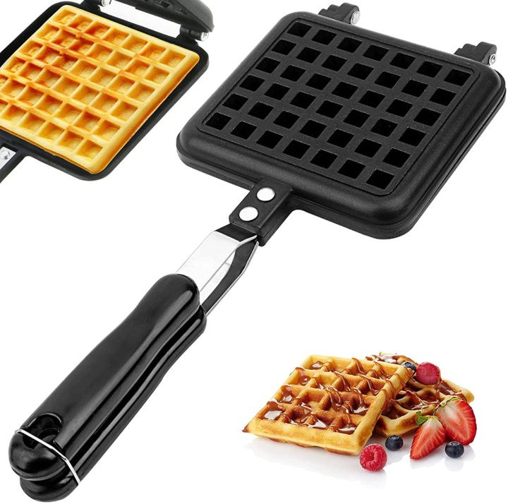 Non Stick Waffle Irons, Cast Aluminum Waffle Maker Mold Pan